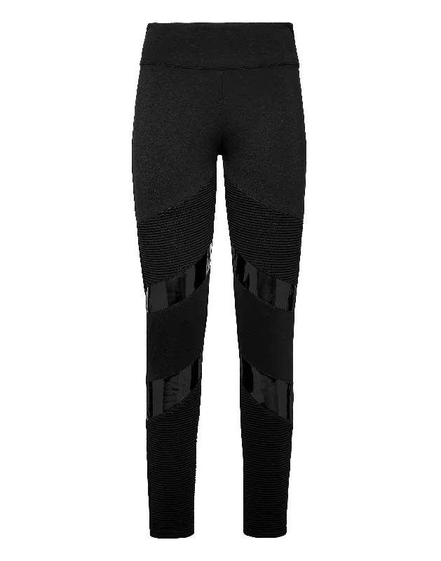 warm long shorts -warm long pants -Jogging Biker Leggings Iconic Plein