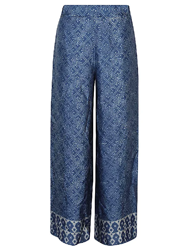 slim modern shorts -slim modern pants -Obidi Women's Trousers blue