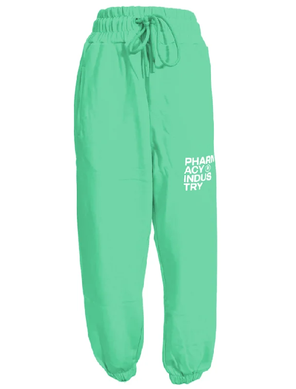 simple plain shorts -simple plain pants -Pharmacy Industry Chic Drawstring Sweatpants in Lush Women's