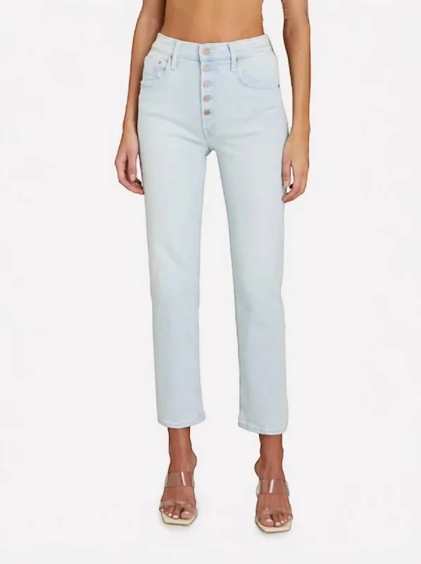 solid chic shorts -solid chic pants -Pixie Tomcat Ankle Jeans In Pina Coloda