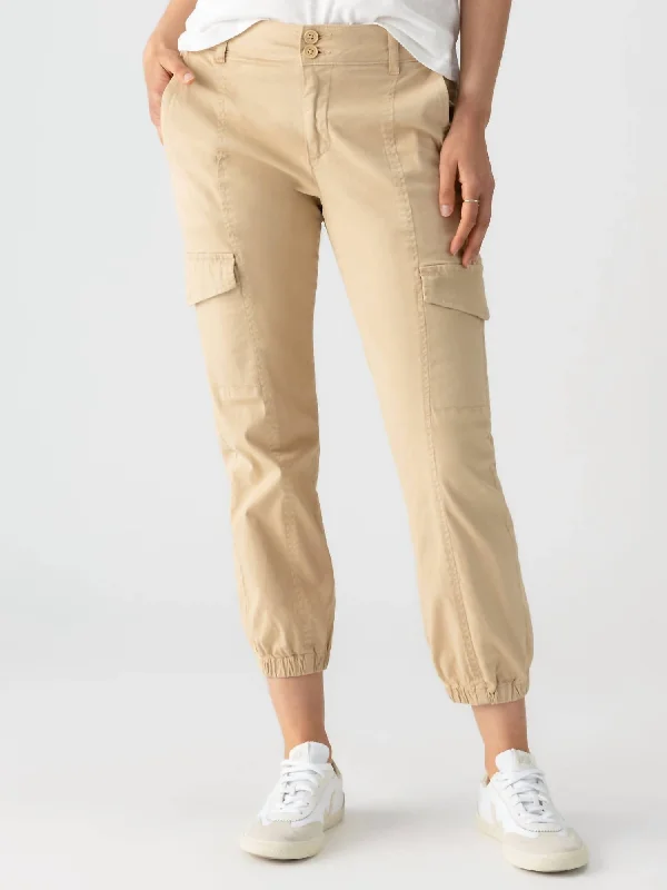 sleek neutral shorts -sleek neutral pants -Rebel Jogger Pants In True Khaki