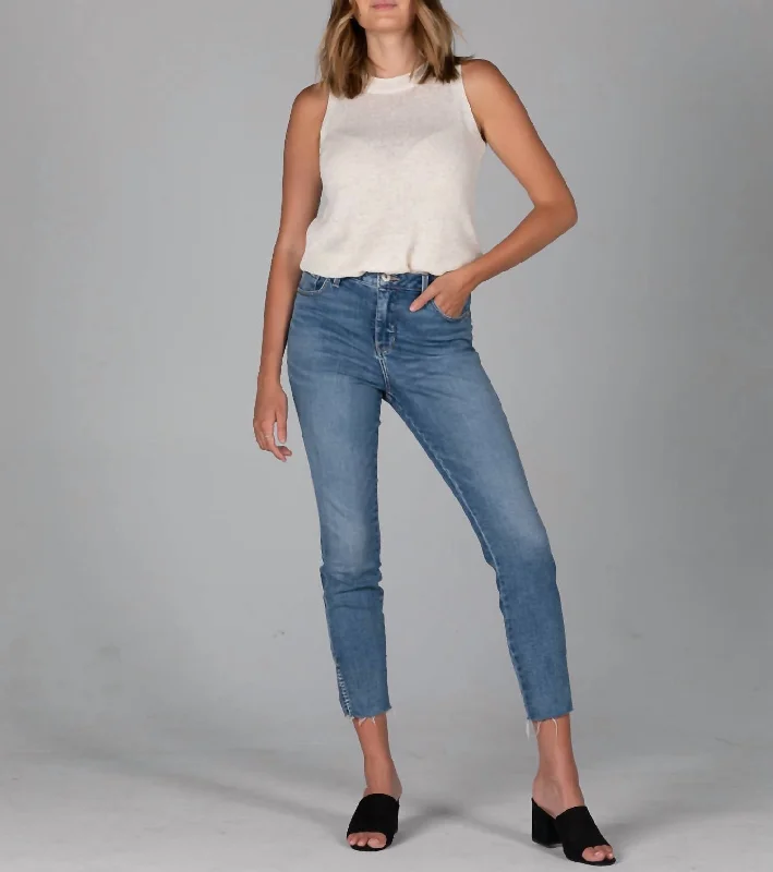 daily chill shorts -daily chill pants -Viola High Rise Skinny Jean In Brooklyn